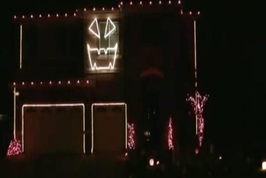 Spectacle de lumière pour Halloween