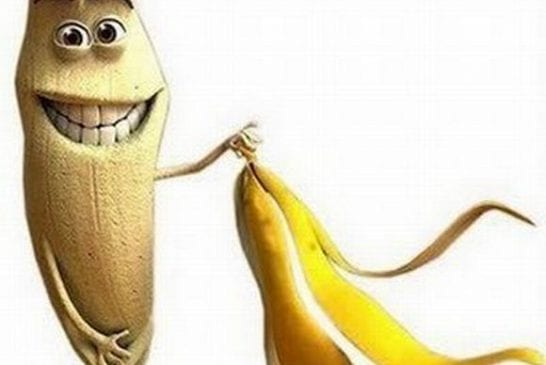 Banane mise à nue