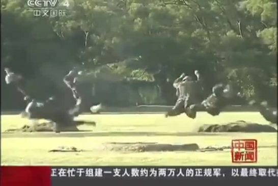 Exercice d’entraînement militaire Chinois