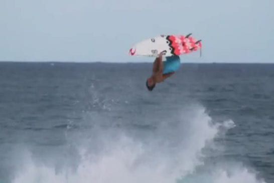 Surf backflip