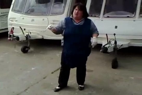 Caravan toilet