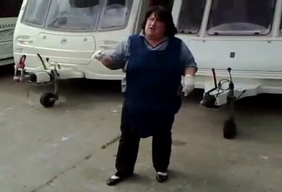 Caravan toilet