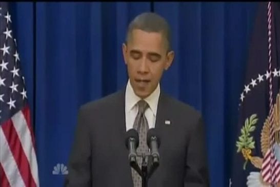 Obama enfadao