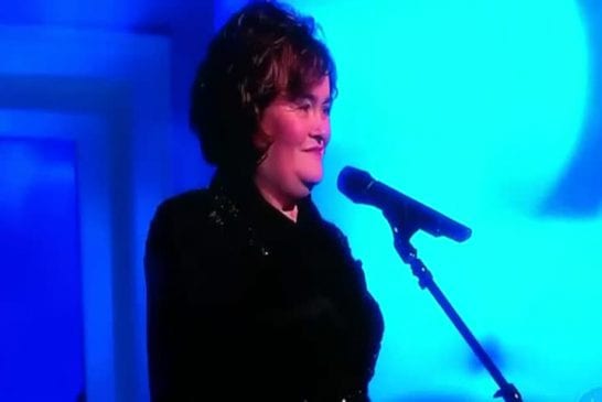 Susan boyle messed up on the view