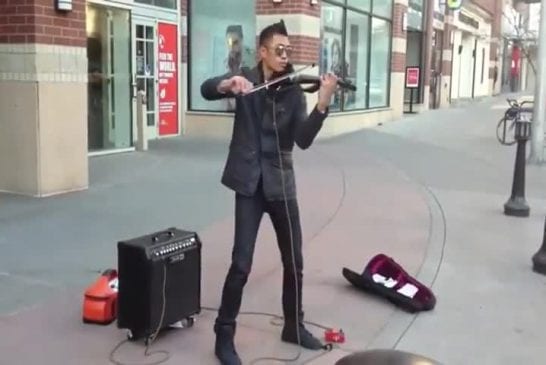 Musicien de rue incroyable