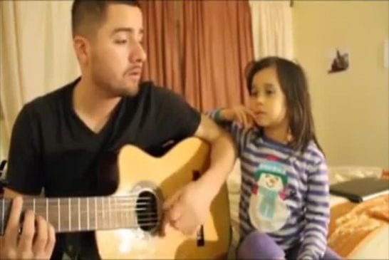 Père génial et duo fille