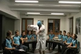 Harlem Shake de l’équipe cycliste belge sur piste