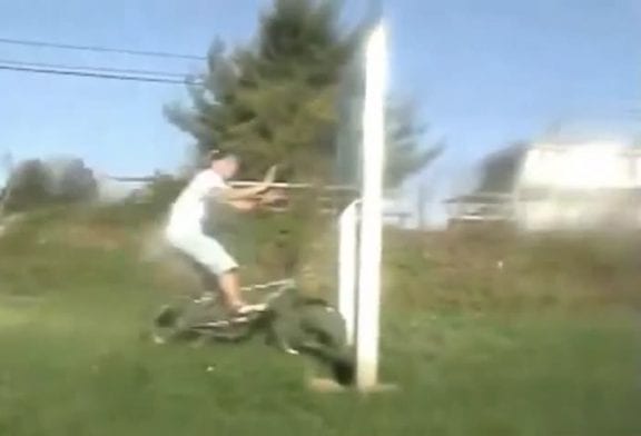 Le plus drôle accident de vélo