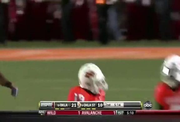 Interception de folie au football américain