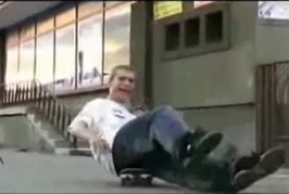 Se faire peur en skate board