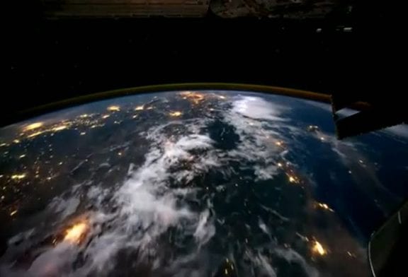 Superbes images prisent par le satellite ISS