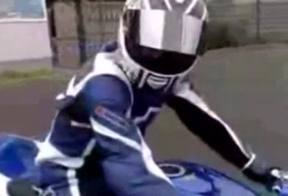 Accident avec une moto Yamaha