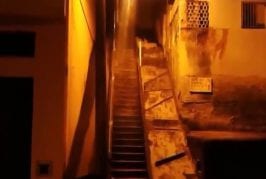 Accident de moto contre un vélo