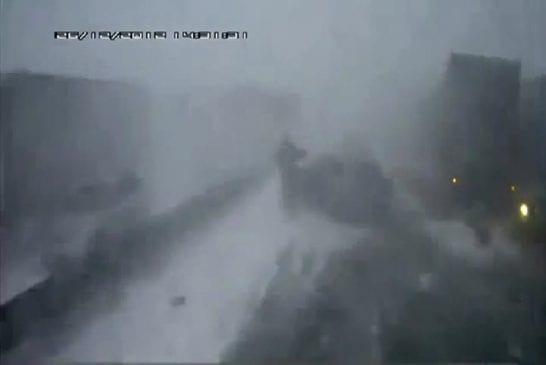 Brouillard épais en Russie