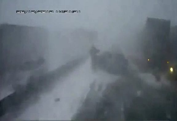 Brouillard épais en Russie