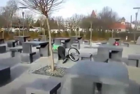 Faceplant en vélo de trial