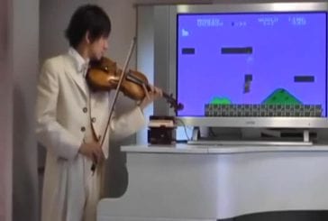 Violoniste professionnel interprète en live Mario Bross