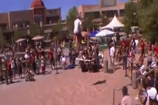 Backflip fail en Pogo Stick