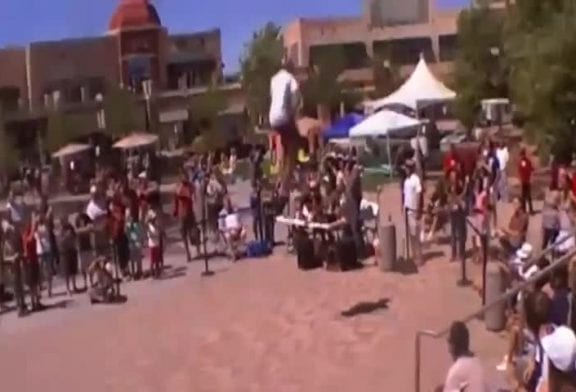 Backflip fail en Pogo Stick