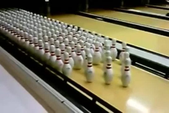 Méga strike au Bowling