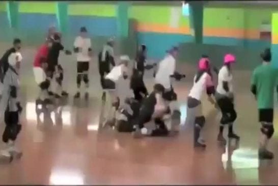 Faceplant en roller derby