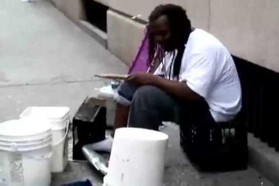 Incroyable percusionniste de New York