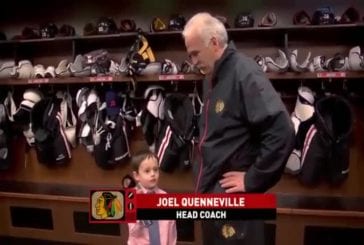 Un mini-reporter de 5 ans interview les joueurs de la NHL
