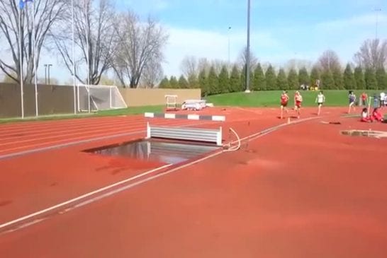 Prendre un bain lors d’une course de steeplechase
