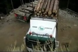 Manoeuvres en camion très compliquées
