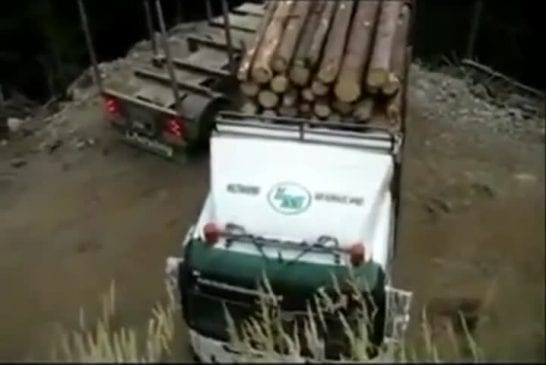 Manoeuvres en camion très compliquées
