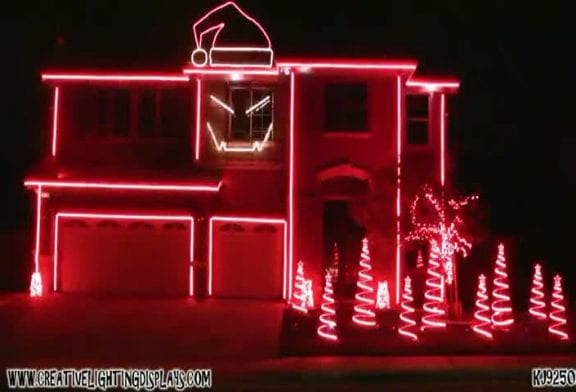 Christmas light show 2011