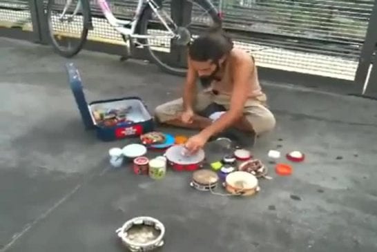 Musicien de rue à Berlin