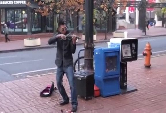 Reprise au violon de Apologize de One Republic