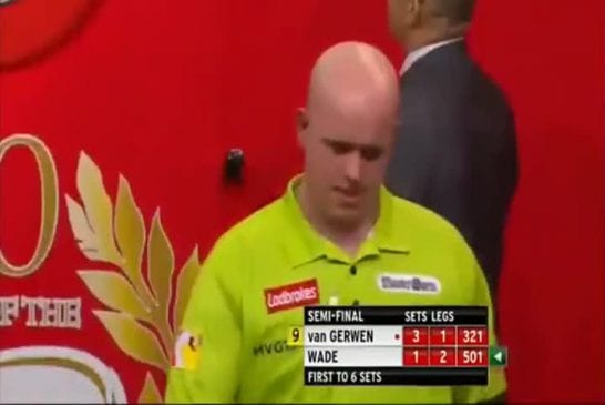 17 fléchettes parfaitement lancées