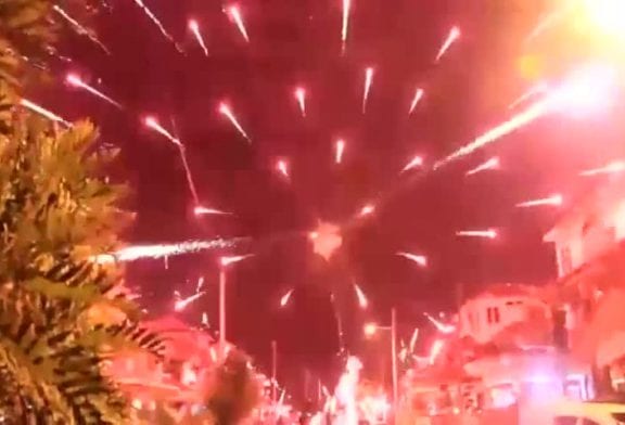 Feu d’artifice qui tourne mal