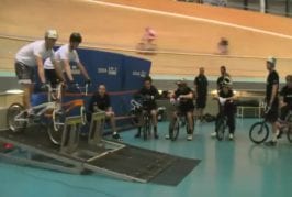 Course de vélo qui débute mal