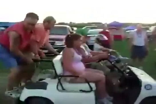 Voiturette de golf flip