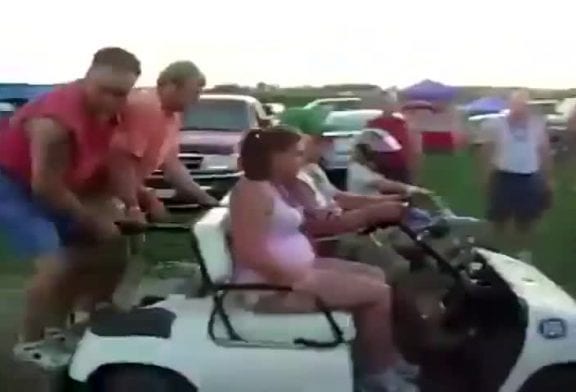 Voiturette de golf flip