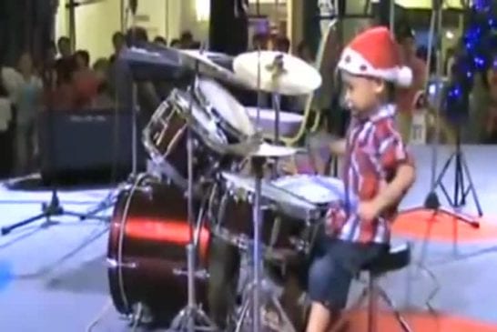 Batteur de 3 ans à peine