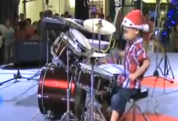 Batteur de 3 ans à peine