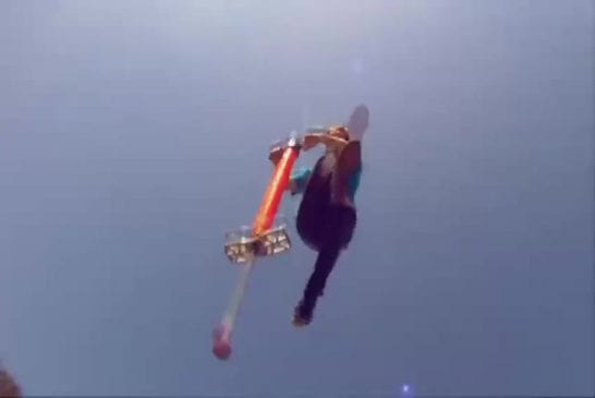 GoPro sur un Pogo Stick