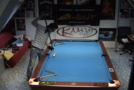 Incroyables coups de billard