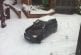 Accident de voiture dans la neige