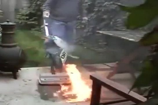 Aspirateur à feu