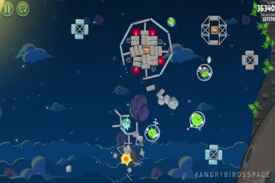 Angry birds space