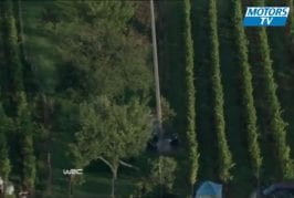 Accident de voiture de rallye