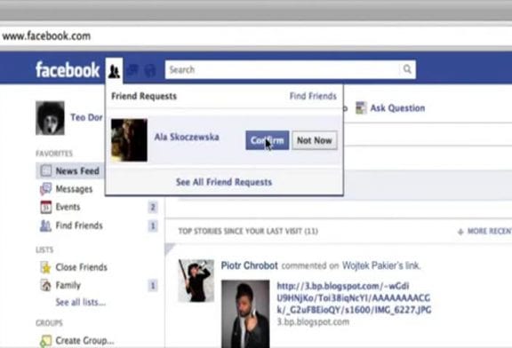 Facebook attention au demande d’amitié d’inconnu
