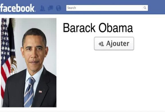 Hollande et Sarkozy sur Facebook