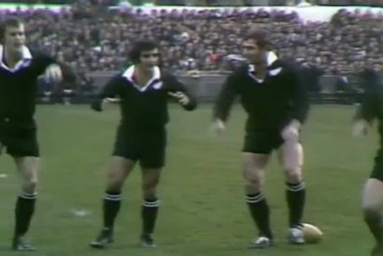 Le haka des All Blacks en 1973