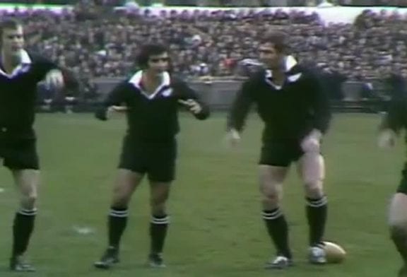 Le haka des All Blacks en 1973